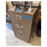 Two draw file cabinet