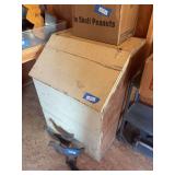 Wood storage box