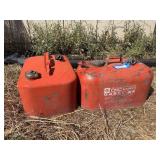 Two boat gas cans