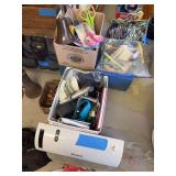Laminator and assorted desk supplies