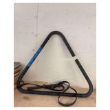 Cast-iron dinner bell with clanger