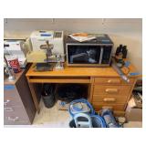 Wood Desk 48 x 21 x 30 tall, no contents