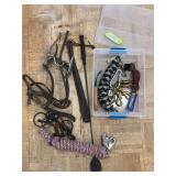 Horse tack, snaps, new lead ropes