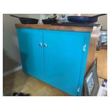 Kitchen cupboard with butcher block top 42 x 24 - add some casters and you