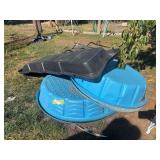 Kiddy pools and plastic sled