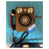 Modern wall hanging rotary phone