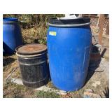 Large locking poly barrel and metal locking barrel