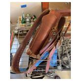 Leather holster and gun belt made by Hunter