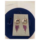 Handcrafted Sterling Silver Pierced Earrings