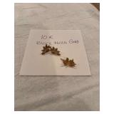 10k Black Hills Gold Earrings-two pairs
