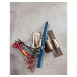 Stakes, trowels