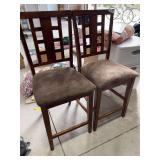 Pair of bar stools 24” seat