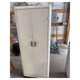 Metal storage cabinet 28x12x65