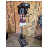 Delta 16 1/2” Drill Press on stand with drill bits included