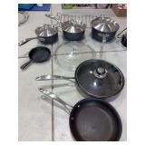 Pots and pans, rack