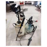 Three sprayers