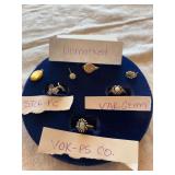 Various Rings (small), check tags in photos, single earrings, small locket