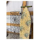 Metal wall art or headboard wall piece 53 1/2” long, ironing board