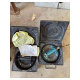 Two 8-in vac cups