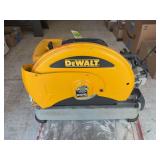 DeWalt 14-in electric chop saw and two new blades