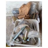 Large bolts, up to 1" nuts washers etc..