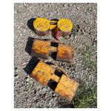 3 tractor weights as shown