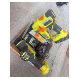 Ryobi cordless airstrike brad nailer and recip saw two batteries, one charger