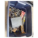 Tote full of drill bits