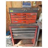 Craftsman base and Wards chest top toolbox, We were able to open the top of chest, but not the drawers so who knows what you