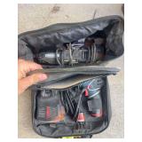 Rockwell sonicrafter and a Bosch cordless screw gun battery and charger