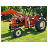 AC D17 tractor series III, AC 40?? Loader, canopy, WF, *CLICK ON THE LINK BELOW TO SEE A VIDEO OF THE TRACTOR RUNNING*