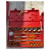 21 piece 3/4” socket set 7/8-2”