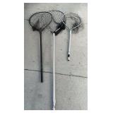 Three dip nets