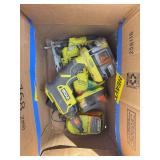 Ryobi drywall gun and saber saw both 18 volt cordless two batteries and charger
