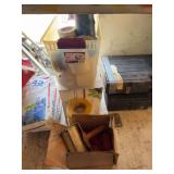 Case of drywall tape, removable tape, and wall texture roller