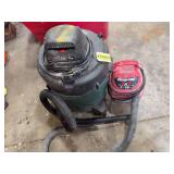Shop-Vac brand 2.75 horsepower 10 gallon wet dry vac and a small handheld 1 gallon vac