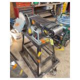 Delta 6-in belt / 9 inch disc Sander on stand with wheel kit