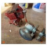Pair of small bench vises