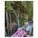 Kennel panels 10-6x12’ 1-6x8’ 2-6x6’ and 2 6x6’ with gate some panels are bent see pictures