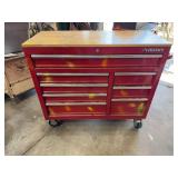 Husky 42-in rolling tool box 8 drawer with tools as shown