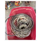 Large tote with primarily heavy duty 220 wire some is 8 AWG there