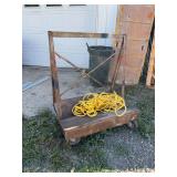 4 wheeled dry wall cart