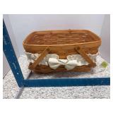 1996 Medium Market basket, longenberger, protector