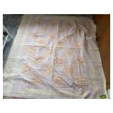 Embroidered quilt 75 x 72