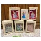 6 Barbie Hallmark ornaments