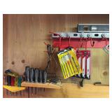 C-clamps, screw drivers, squares reciprocating blades and more (Bring boxes to pack)