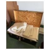 Trunk with blankets