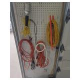 Extension cords and trouble light