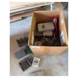 Drill bits, large amount of all sizes, boxes are full