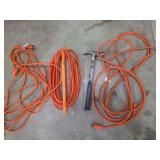 Extension cords and hammer